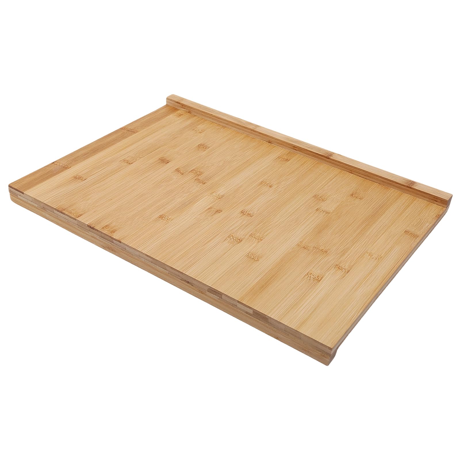 Reversible Wooden Pastry Board with Lip,Cutting Board with Counter Edge for Rolling Dough Bread(40x55x3.2cm)