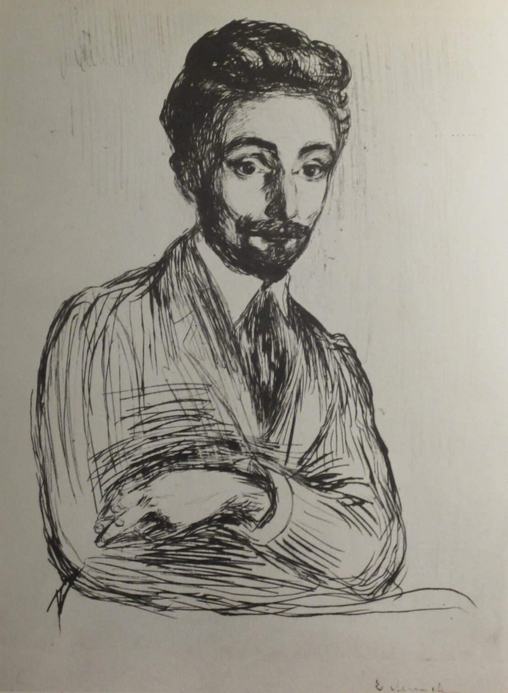 Cuadro Edvard Munch Helge Rode Munch pequeño, lámina mate para pared