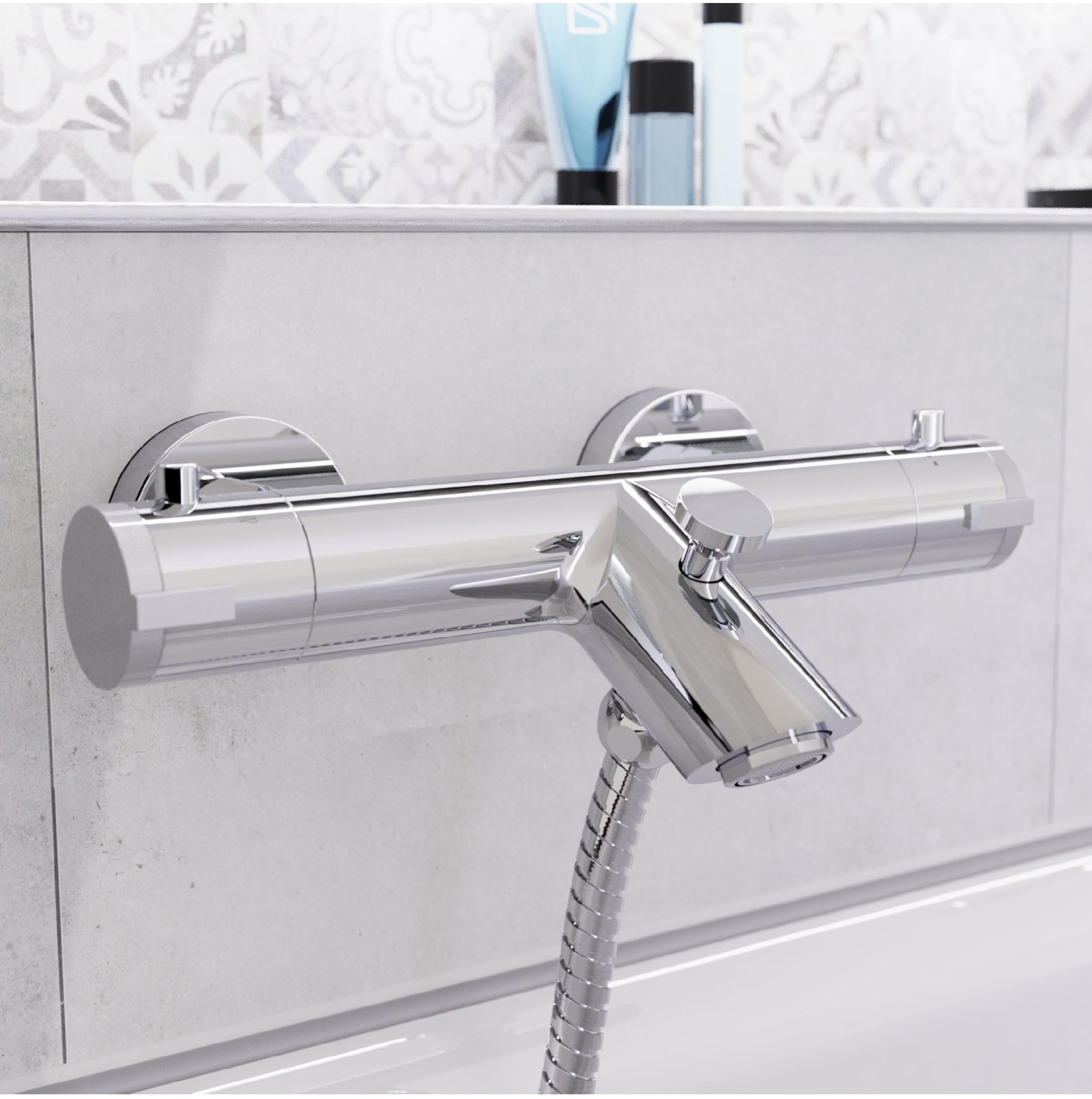 Schütte Grifo Mezclador Termostático de Bañera London Baño Grifería