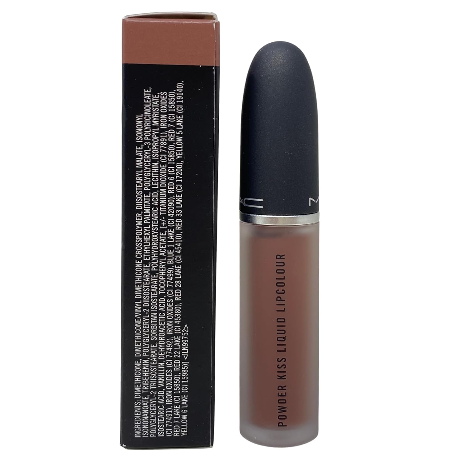 MAC Cosmetics Powder Kiss Liquid Lipcolour - 953 Buffiest (Midtone nudey pink) .17 oz / 5 ml - Image 4