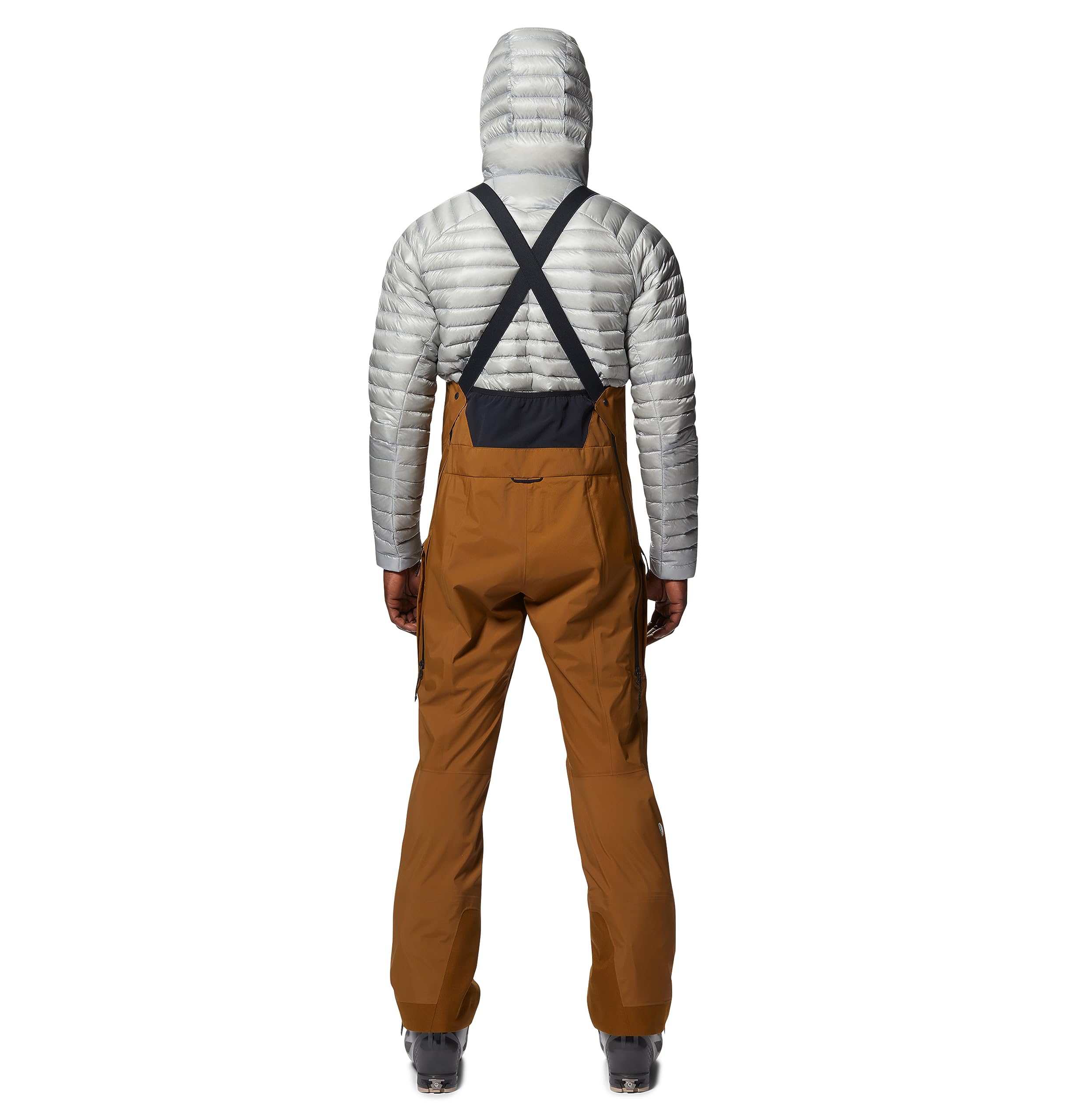 Mountain Hardwear Men's High Exposure Gore-Tex C-Knit Bib, Golden Brown, XL x Long