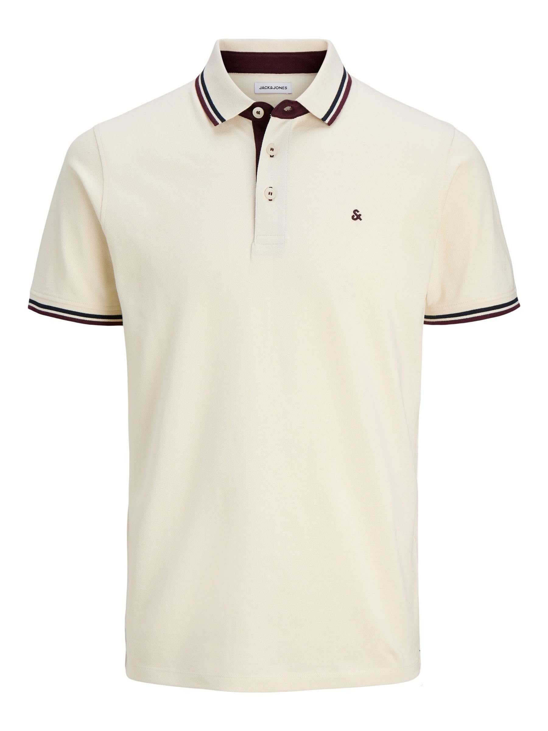 JACK & JONES Jjepaulos Polo SS Noos, Antique White, S