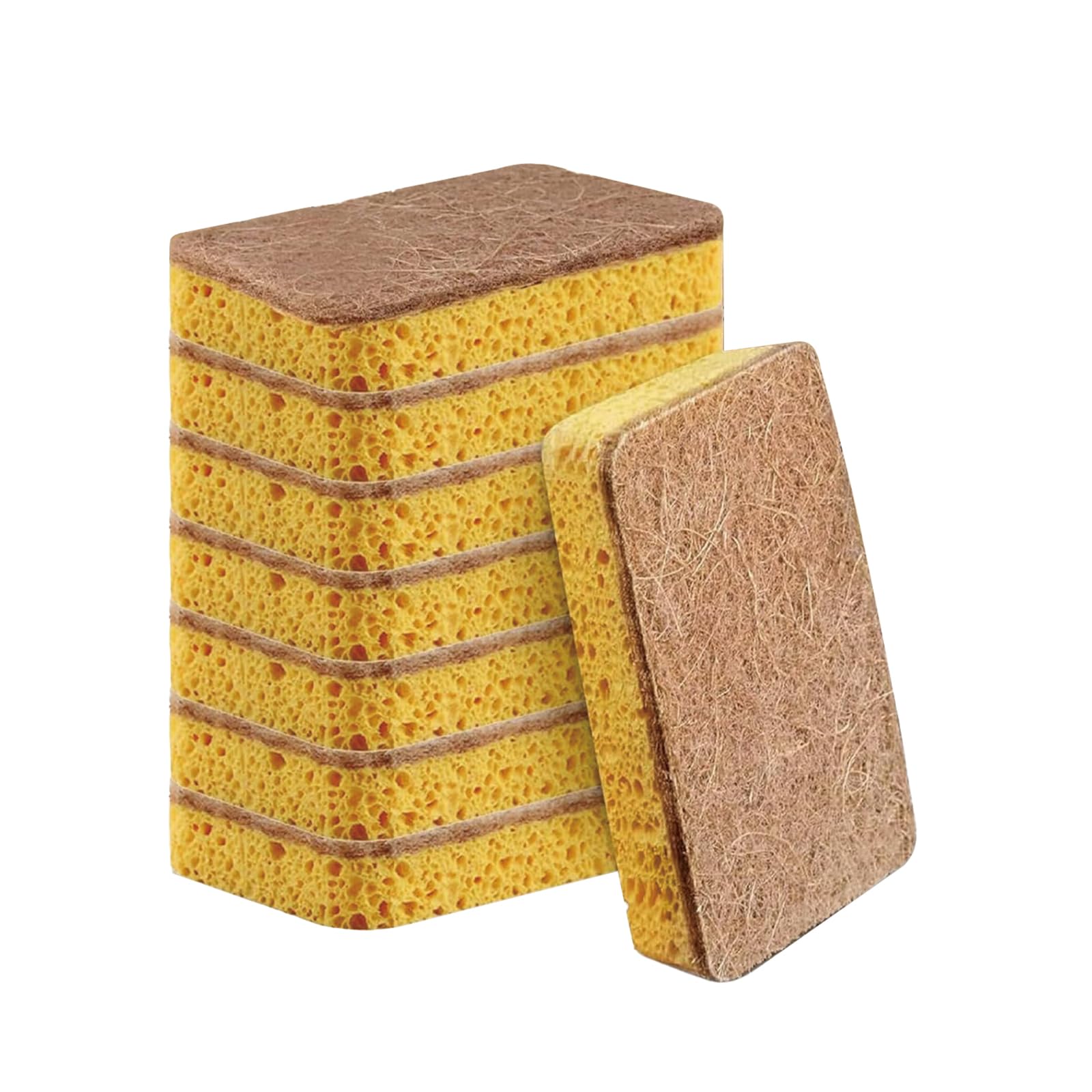 8Pcs Natural Cellulose Sponges