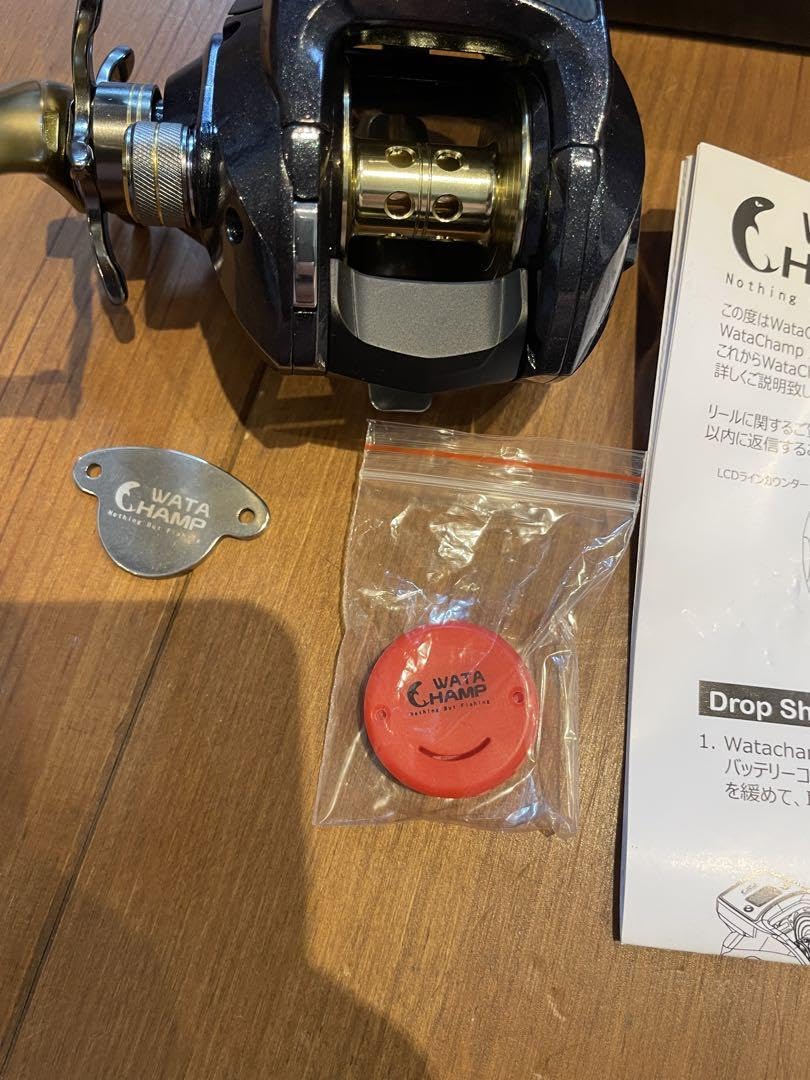 【極美品⭐️】WATA CHAMP DROP SHOT 200 ベイトリール　箱付 ワタチャンプ(WATACHAMP) ドロップショット(Drop Shot) ベイト