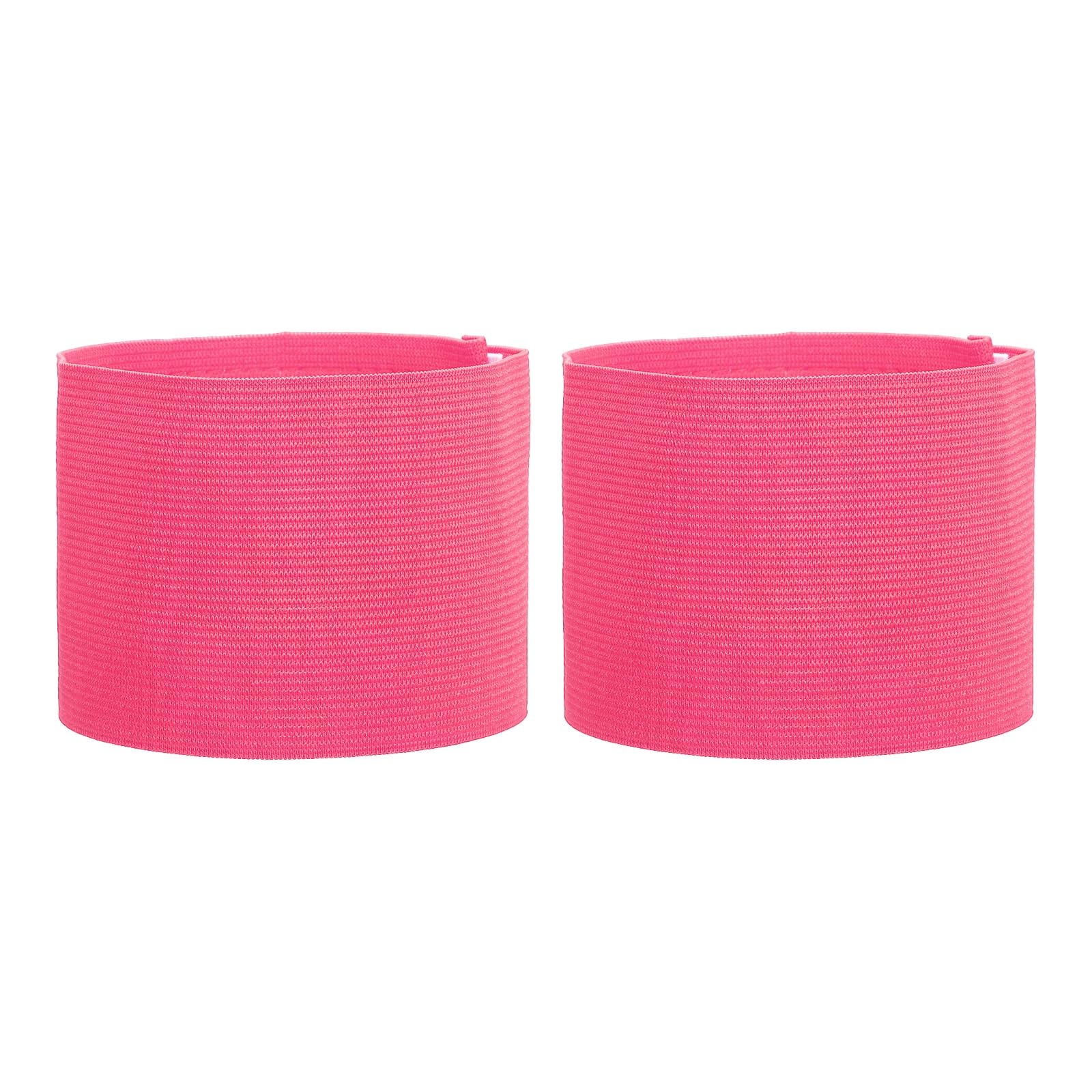 YELARXI Captain Armbands, Adjustable Leader Arm Band for Soccer Elastic Team Sport Arm Band 10Pcs & Fuchsia - Fitting for (Youth Adult Football/Volleyball/Rugby)