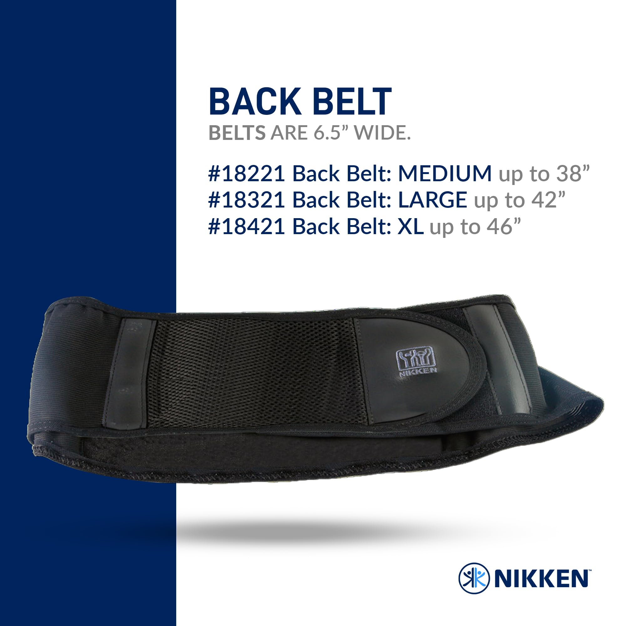 Nikken - KenkoTherm - Back Belt - XL | Orthopedic Design Flexible Support Adjustable Closures Back Pocket For Kenko MagFlex Hand Washable product thumbnail 5