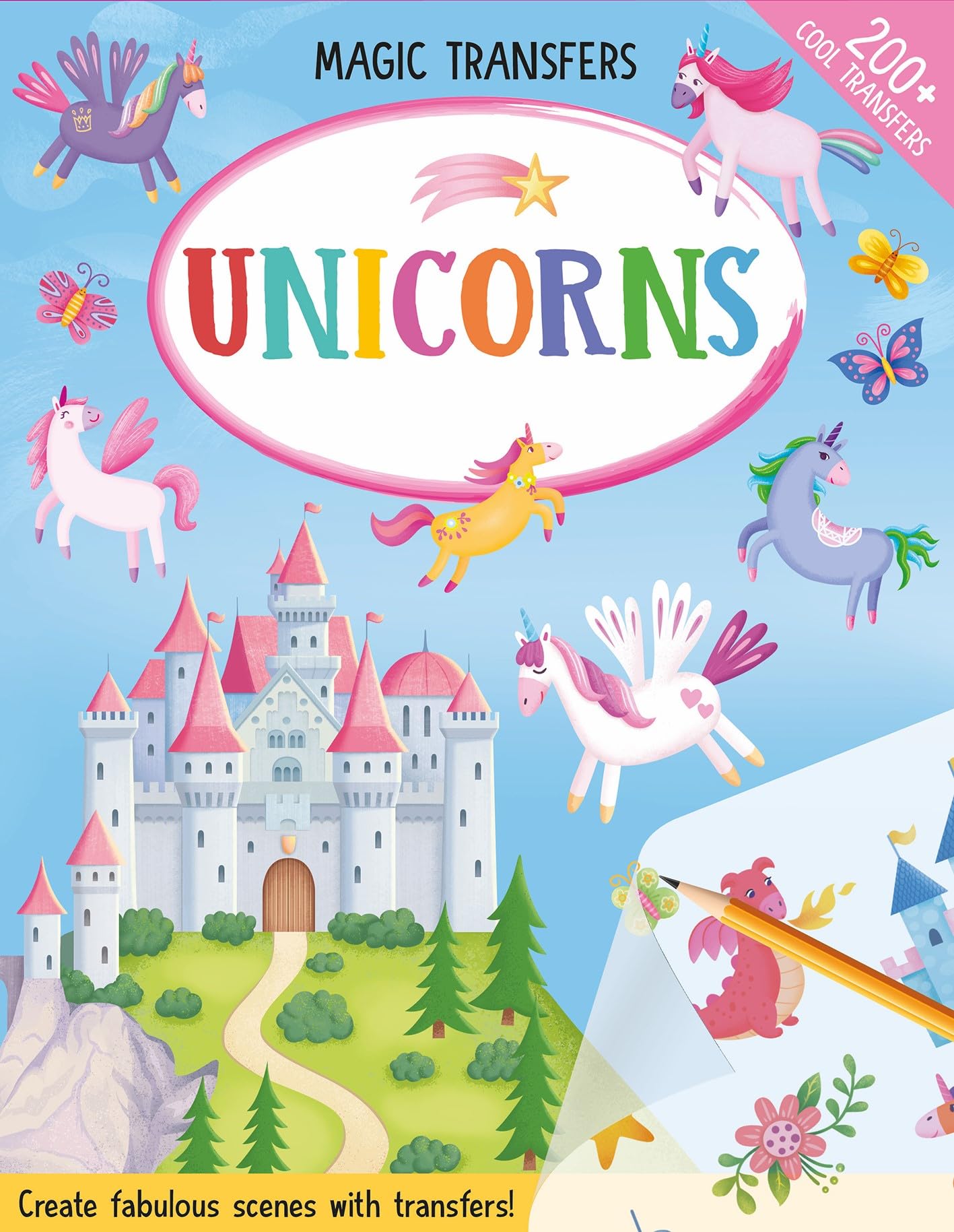 Magic Transfers - Unicorns by Eve Robertson (Paperback Book)