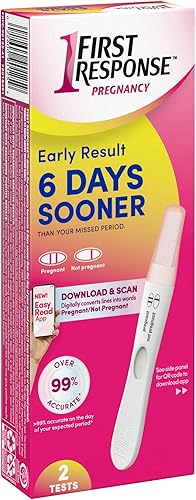 Miniatura 10 de First Response Prueba de embarazo de resultados tempranos, 2 unidades (el embalaje y el diseño de prueba pueden variar) (paquete de 2)
