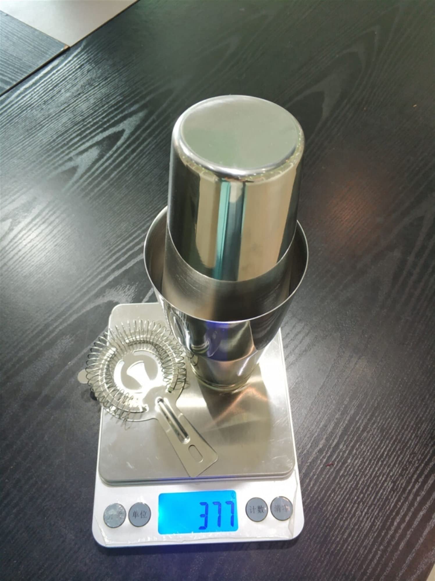 Miscelatore per Vino Cocktail Shaker Acciaio Inossidabile Bar Cocktail Shaker Professional Bartender Cocktail Shaker con Filtro Bar Bartender Kit Shaker per Cocktail