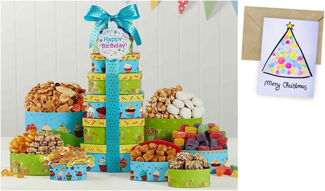 Best Wishes Gift Basket for Birthday and personalized card mailed seperately, CD3239173