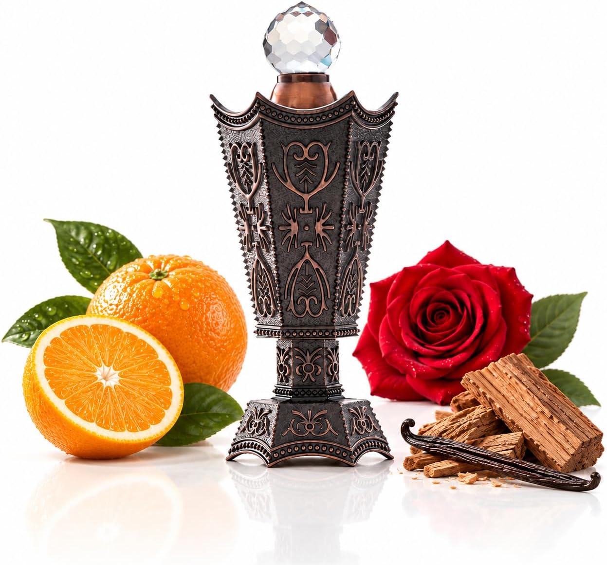 Naseem Daliya Perfume Oil 12ml - Subtle Eau De Parfum for Men & Women, Long Lasting Arabian Attar Fragrance with Fresh Citrus, Amber & Musk, Ideal for Everyday & Special Occasions