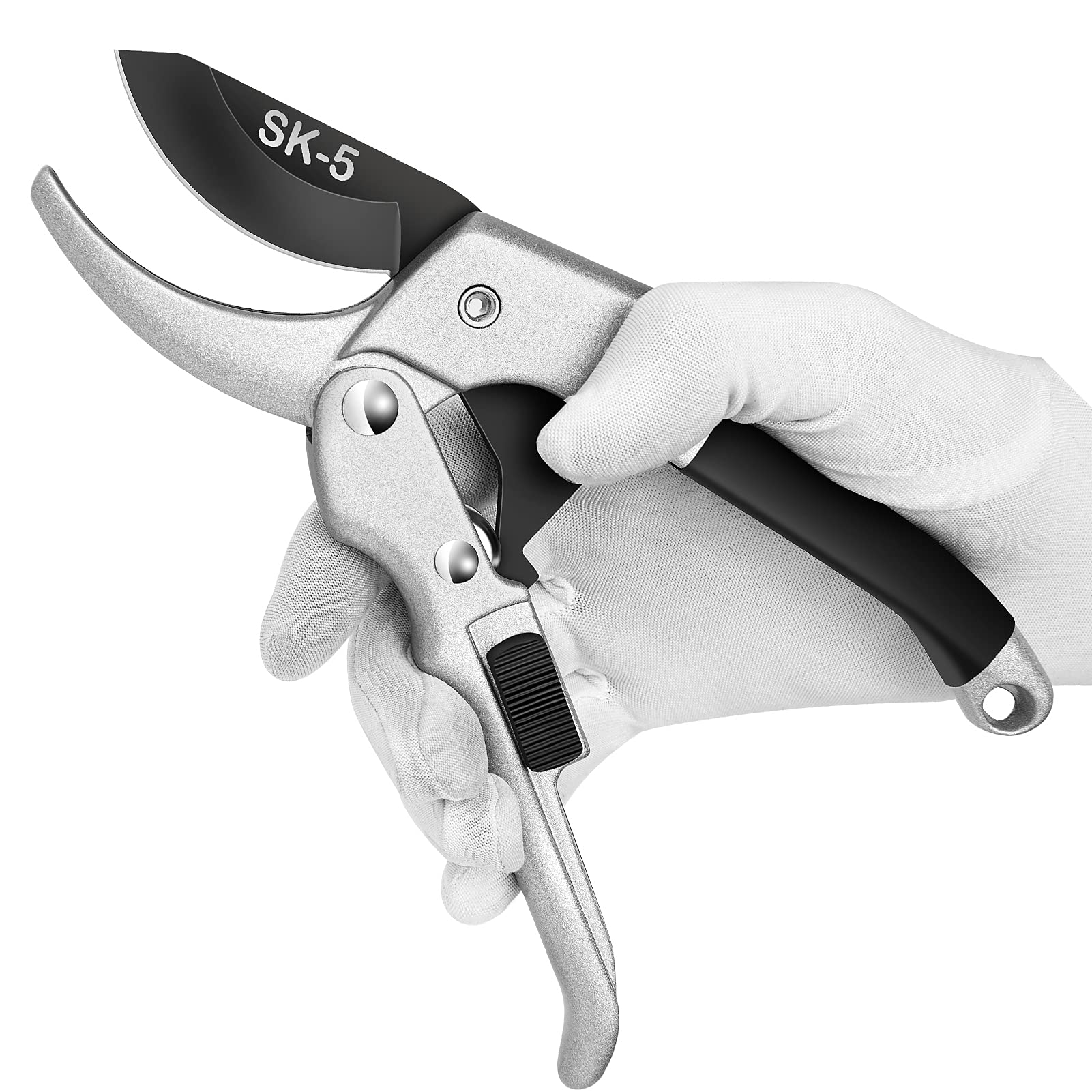 Fonemax Professional Pruning Shears with Sharp and Stainless Steel Blade,Non-Slip and Ergonomic Handle, Garden Shears, Garden Secateurs for Long Lasting