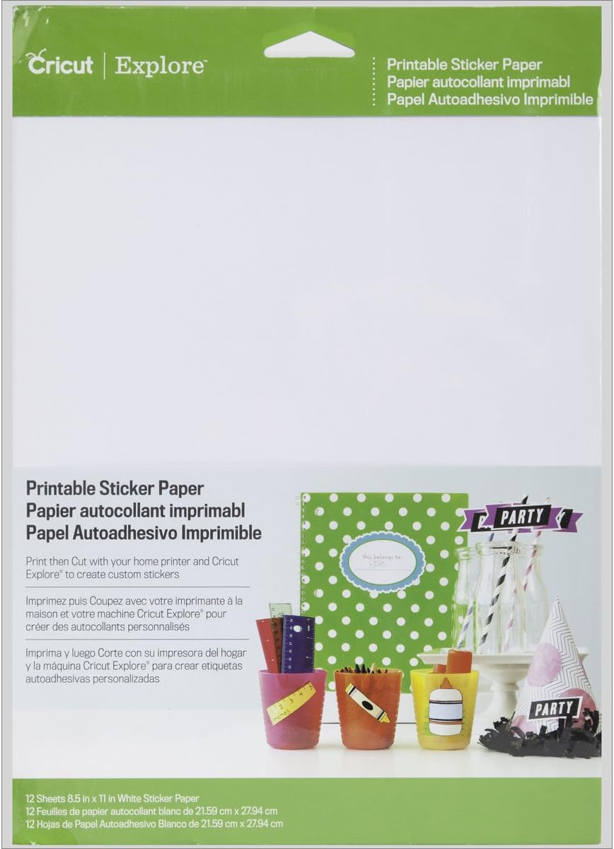 Cricut Printable Sticker Paper for Scrapbooking