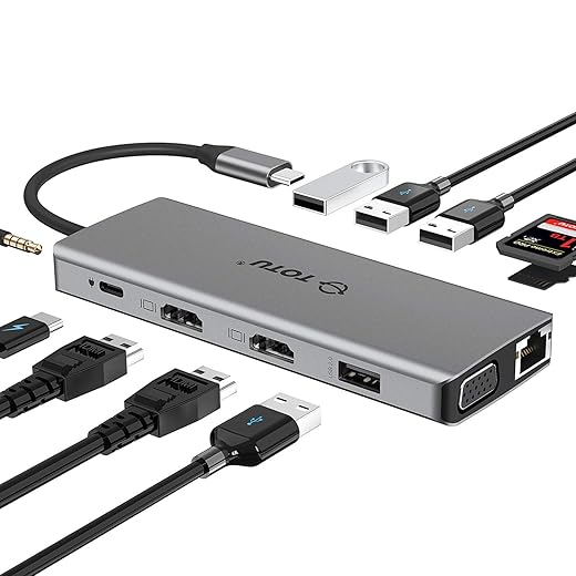 TOTU 13-in-1 USB-C Docking Station