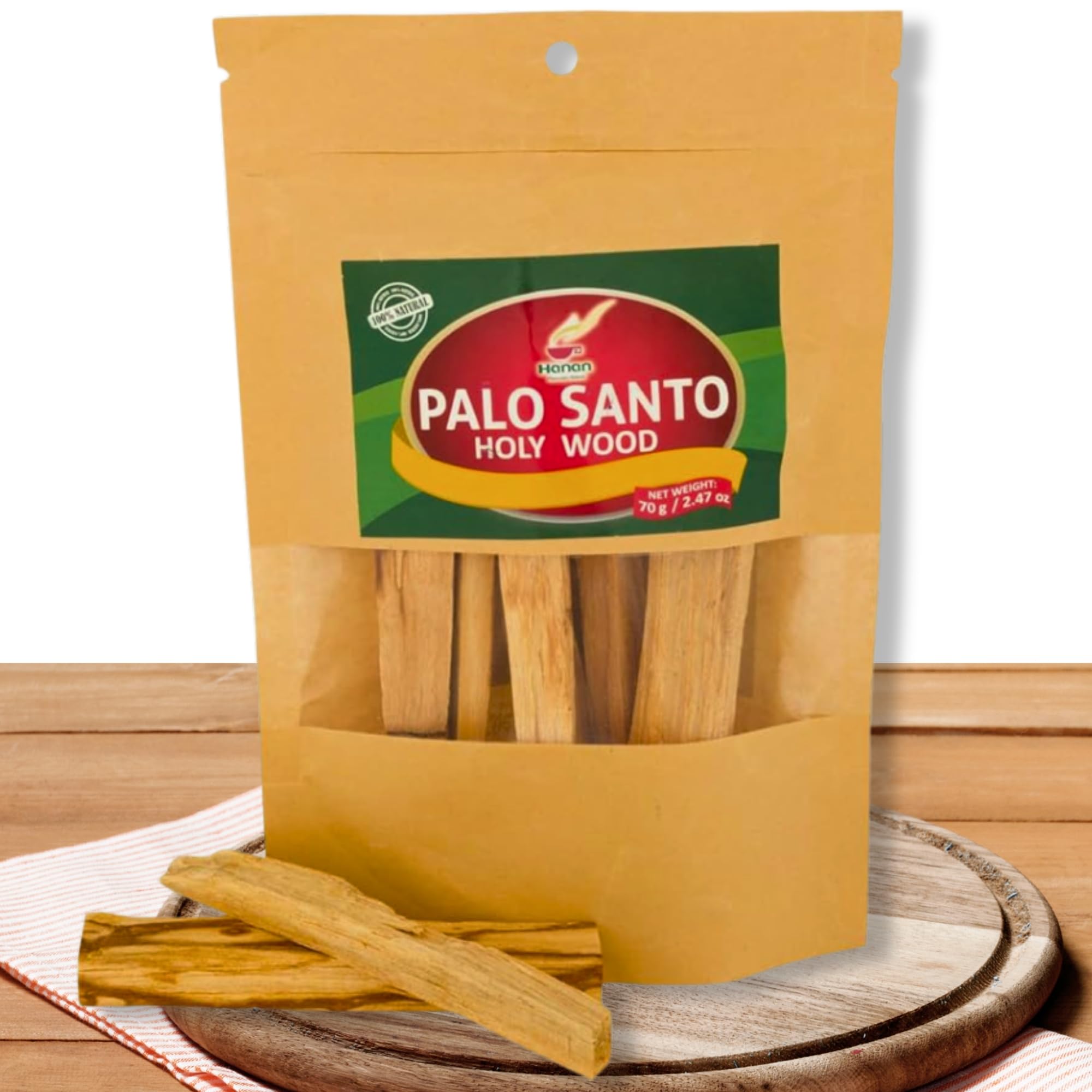 Palo Santo Sticks From Peru – Wild Harvested, Sustainably Sourced, 100% Natural Incense – 8.5 Oz (240g)