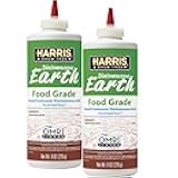 HARRIS Diatomaceous Earth Food Grade, Half Pound with Easy Application Puffer Tip - 2 Pack