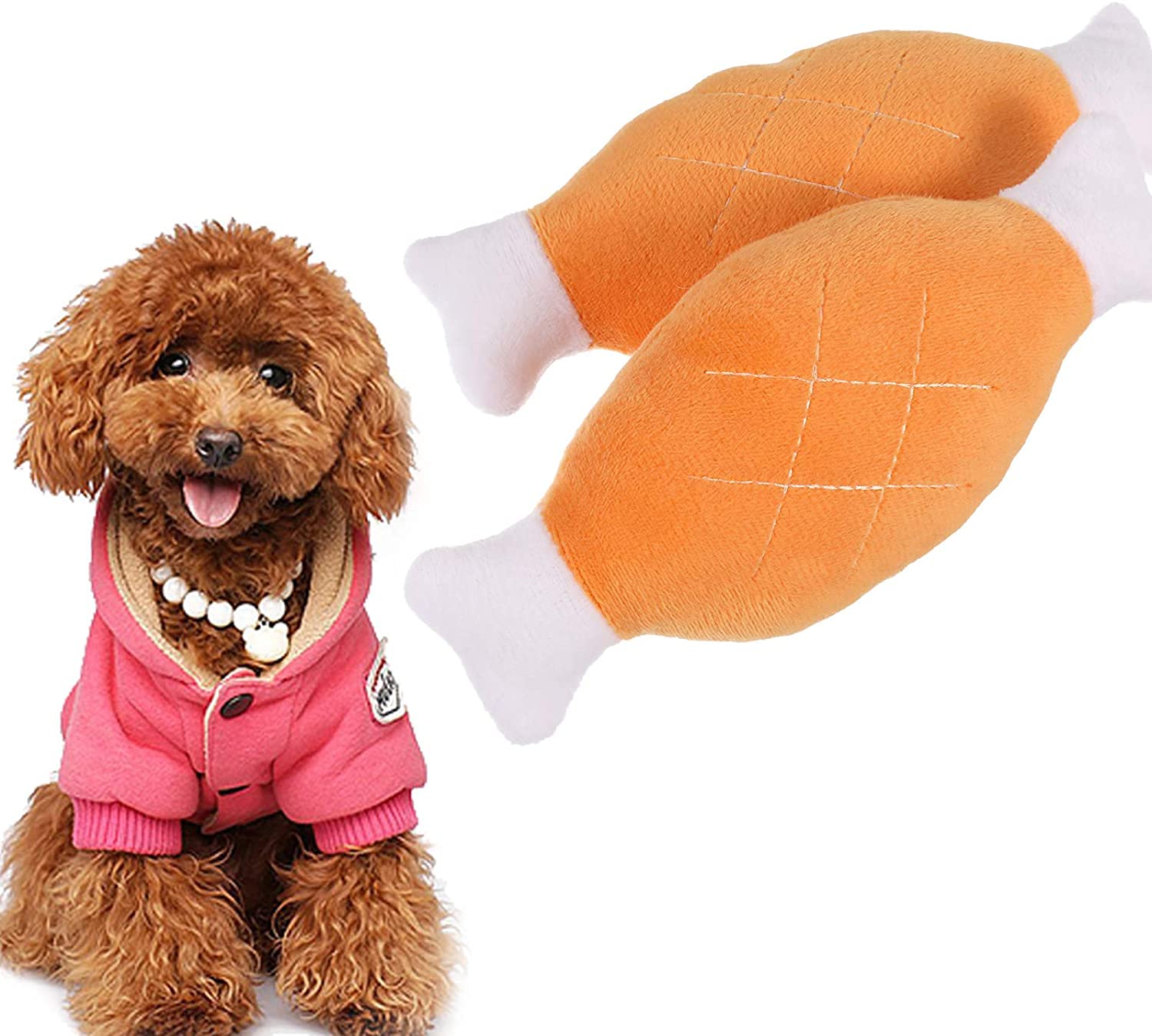 See full amazon price history chart for PETS EMPIRE Pet Dog Cat Chicken Leg Plush Chew Sound Squeak Cute Soft Squeaker Play Toy (Dog Chicken Toy (Pack of 2)) PETS EMPIRE Pet Dog Cat Chicken Leg Plush Chew Sound Squeak Cute Soft Squeaker Play Toy (Dog Chicken Toy (Pack of 2)) (B092MFLHZY) Amazon Price History, Amazon Price Tracker
