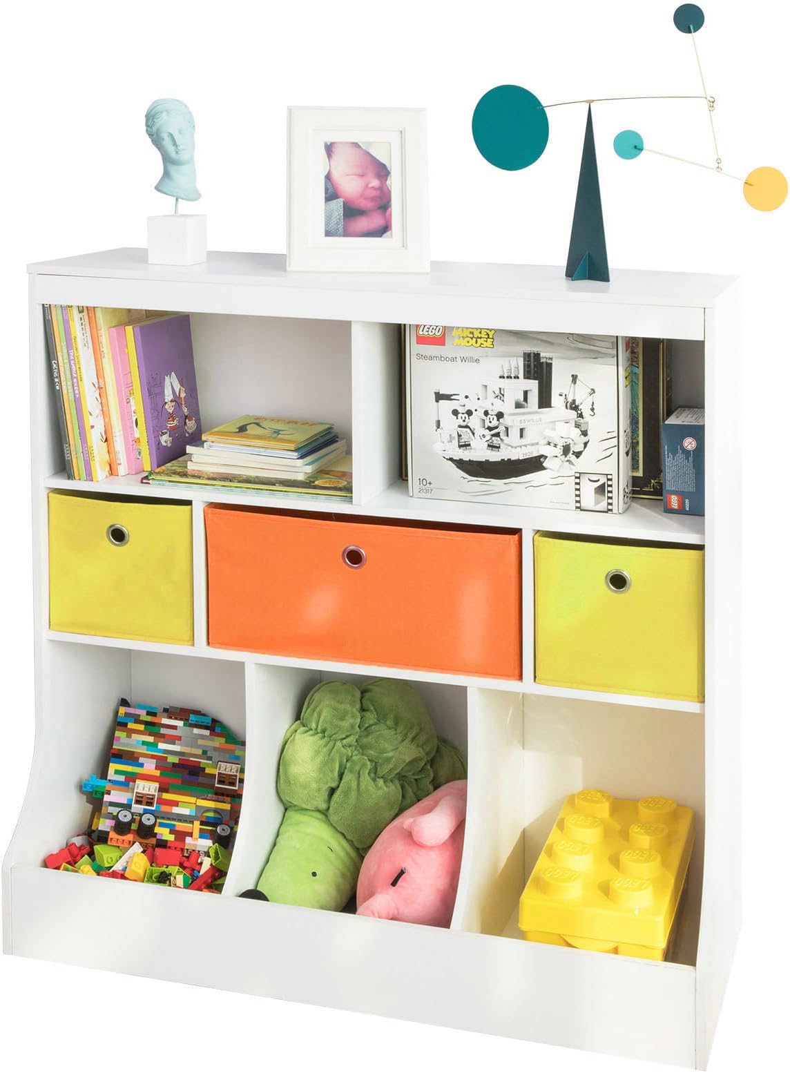 Étagère Rainbow Sunset rose déco chambre fille