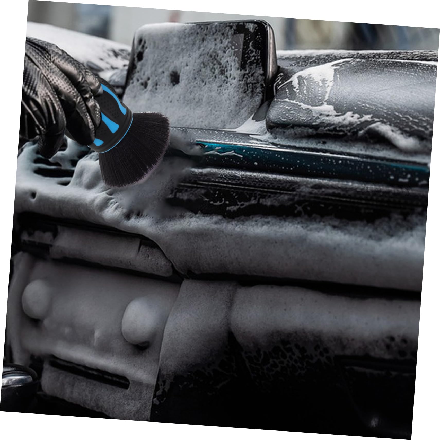 SOLUSTRE Multifunktionale Auto-Innenraum-bürste Mit Weiche Reinigungsbürste Für Lüftungsschlitze Und Details Effektives Auto-Detailing-Werkzeug