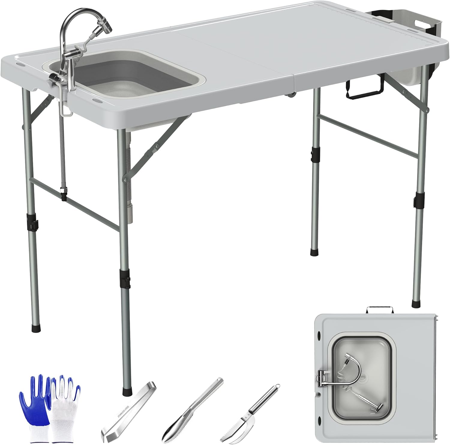 Foldable Fish Cleaning Table