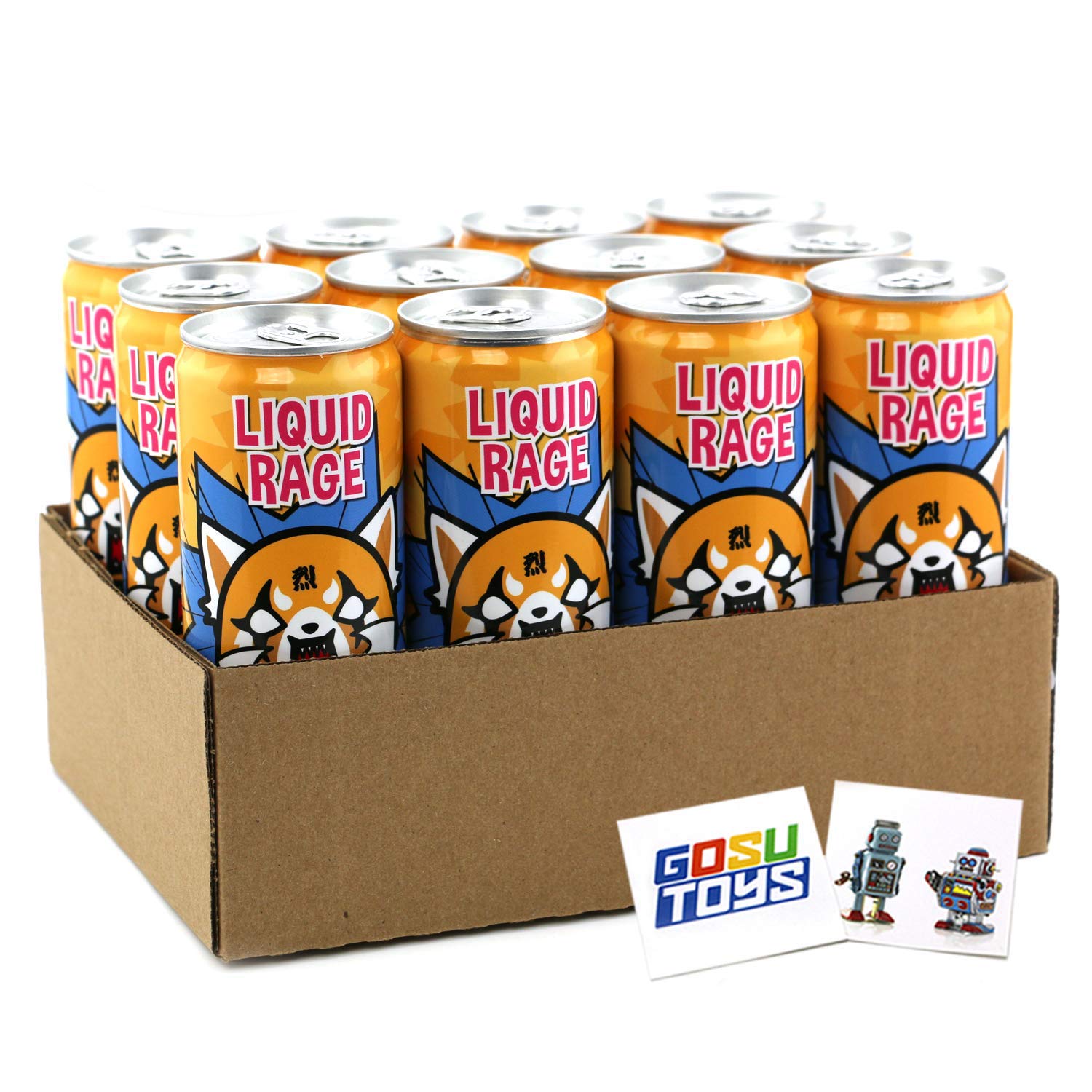 Aggretsuko Liquid Rage Energy Drink 12 FL OZ 355mL Philippines | Ubuy