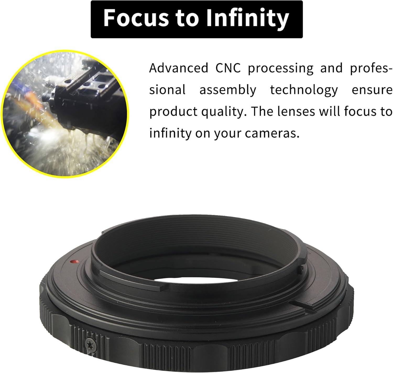 Lens Mount Adapter Ring Compatible with Leica M Lens to Leica or Panosonic L Mount Camera