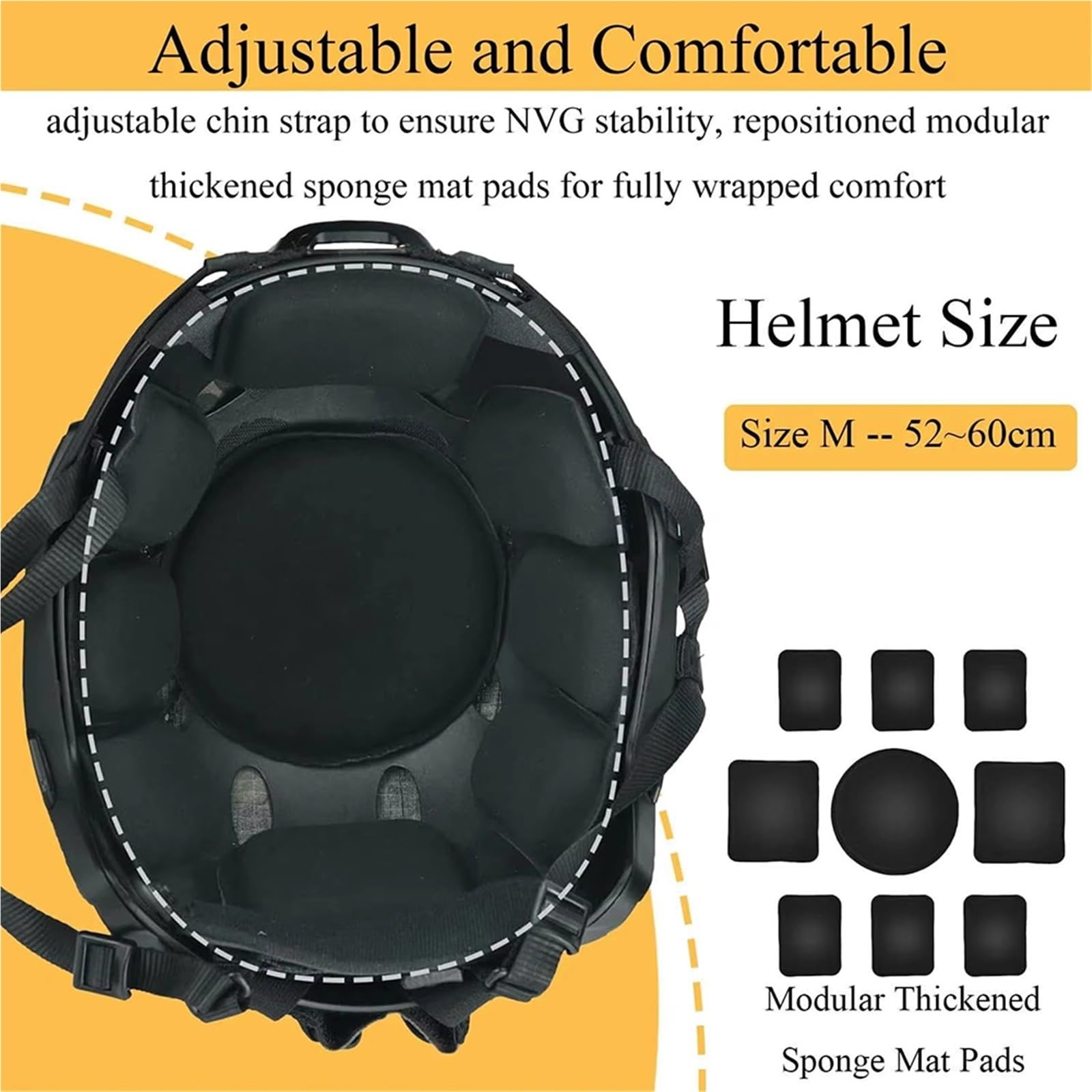 Ensemble Housse Camouflage pour Casque D'airsoft Tactique - Casque PJ Fast avec Oreillette, Pochette Contrepoids Lampe Signalisation pour Équipement Cosplay CS Hunting
