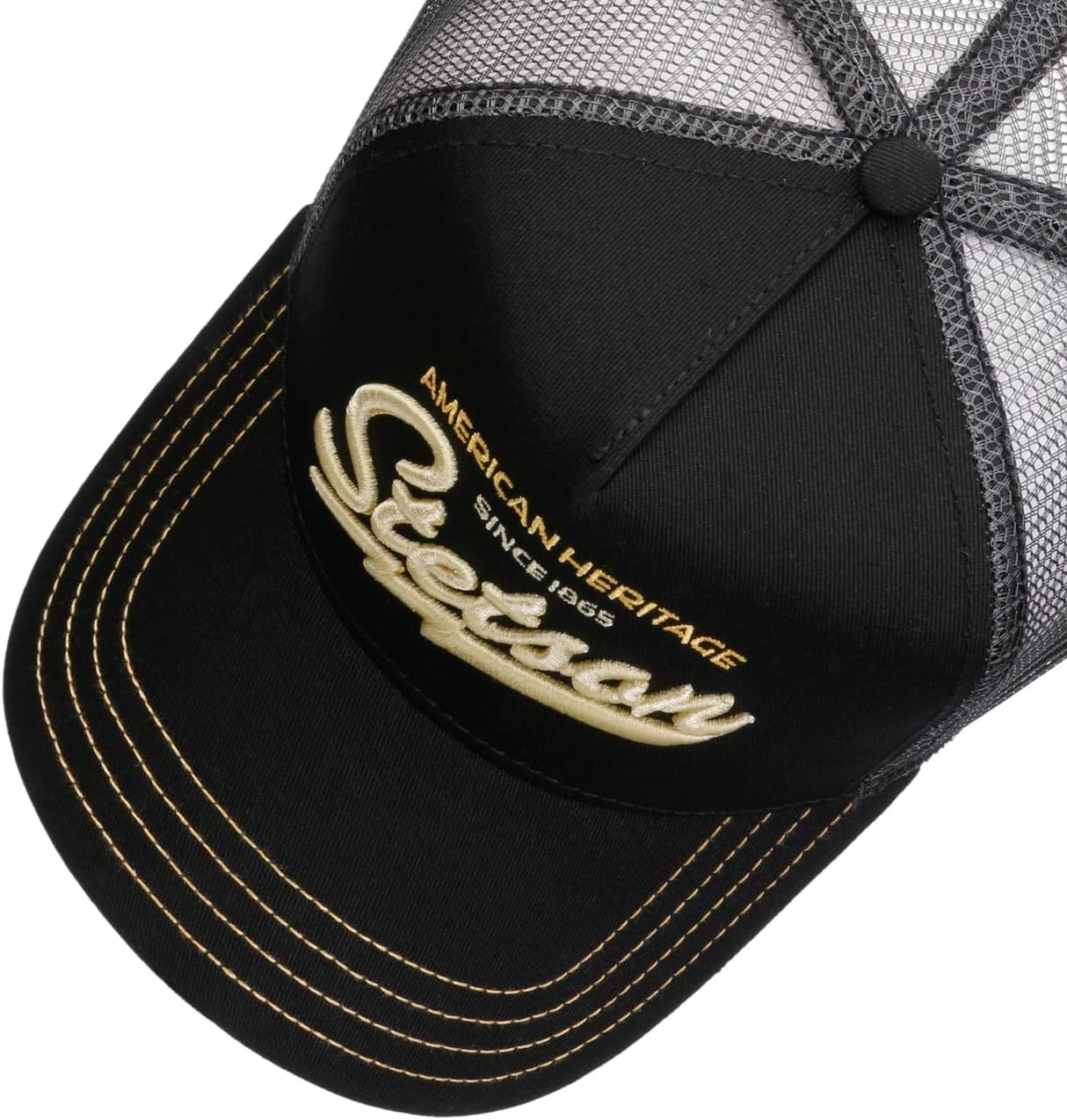 Stetson American Heritage Trucker Cap Men Breathable Mesh Snapback Summer Winter