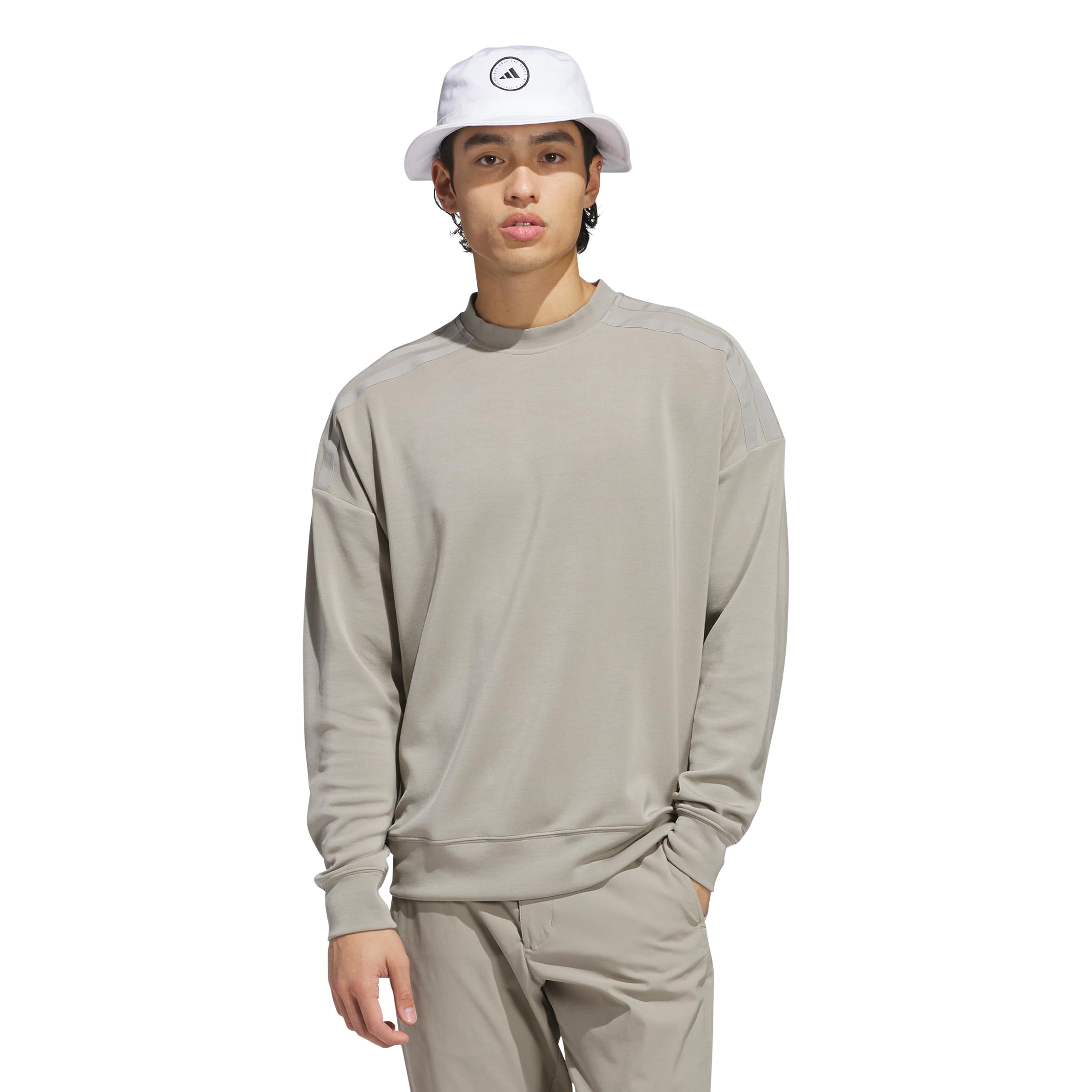 adidas Men's Beyond Modal Pullover, Putty Beige S25, S