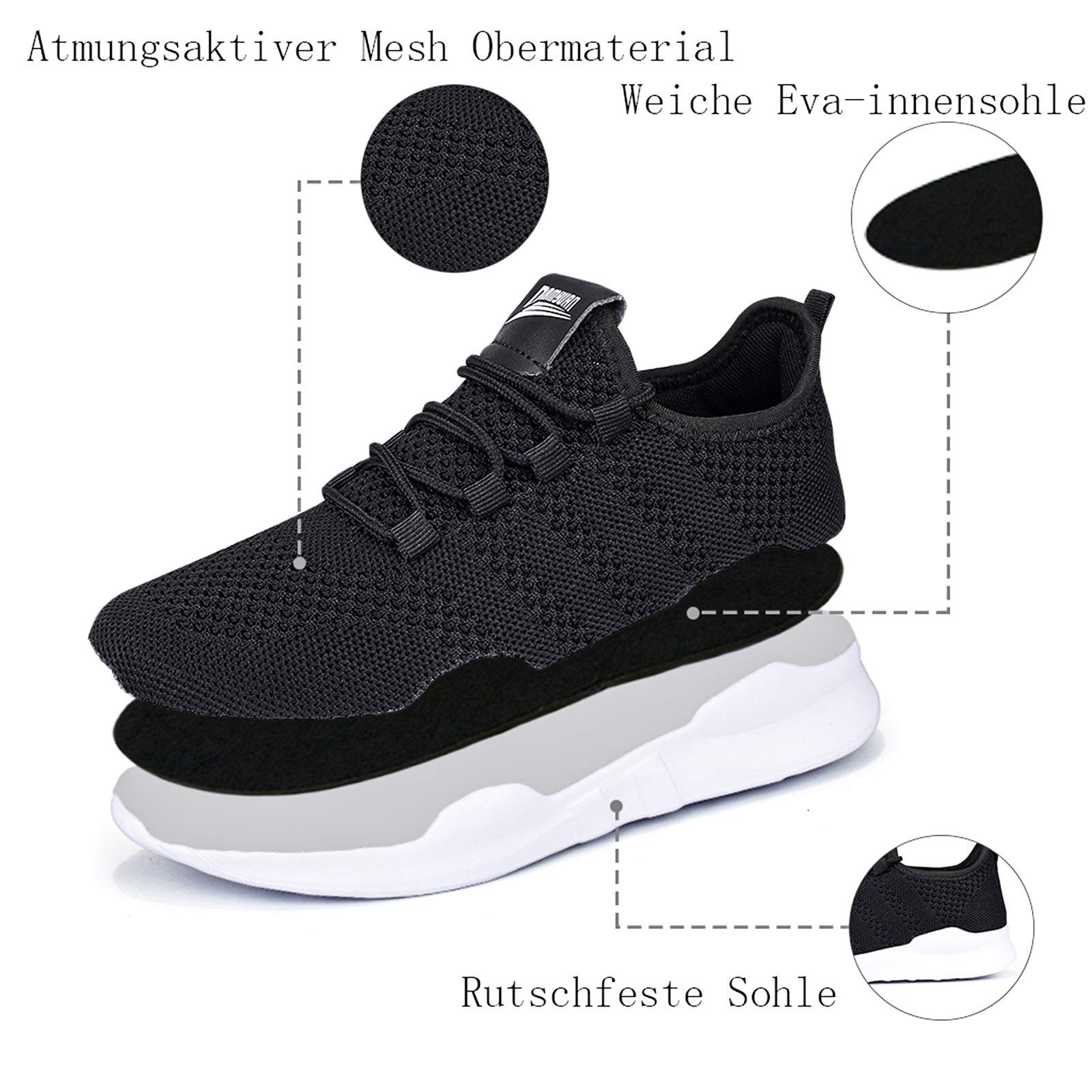 Scarpe Sneakers Uomo Senza Lacci Casual Sportive Offerta Crossfit Ginnastica da Lavoro Comode Trekking Jogging Tennis Atletica Fitness Sneakers da Corsa Basket