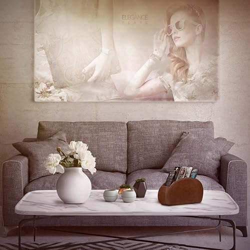 Miniatura 2 de Londo Soporte para control remoto con 5 bolsillos, para guardar DVD, Blu-Ray, TV, Roku o Apple TV, controles remotos de cuero genuino italiano con