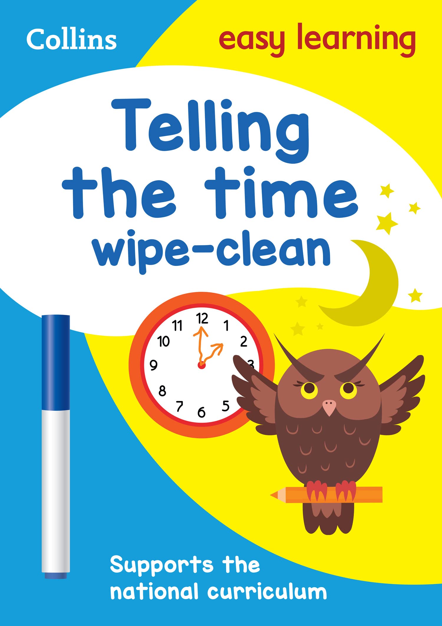 Telling the Time Wipe Clean Activity Book (Collins Easy Learning KS1)