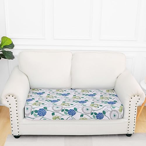 Miniatura 356 de Smiry Fundas de cojín de sofá con estampado, fundas de sofá elásticas y suaves para sofá, funda de sofá antideslizante lavable protector de muebles