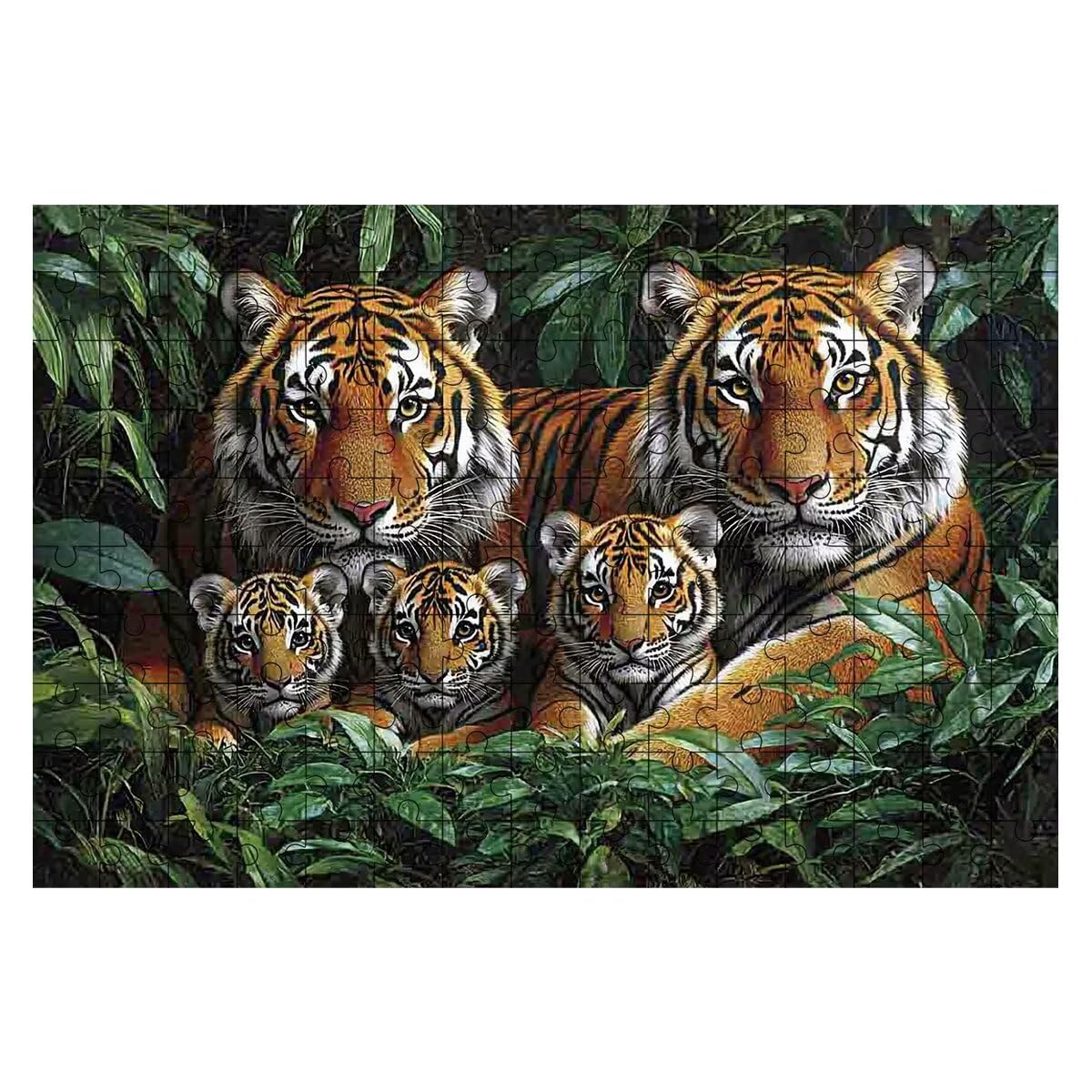 Puzzle 2000 elementów tygrysa, fabryka puzzli dla dorosłych, klasyczne puzzle gry edukacyjne do aktywności rodzinnej, najwyższej jakości drewniane puzzle z pudełkiem na prezent dla mężczyzn prezent