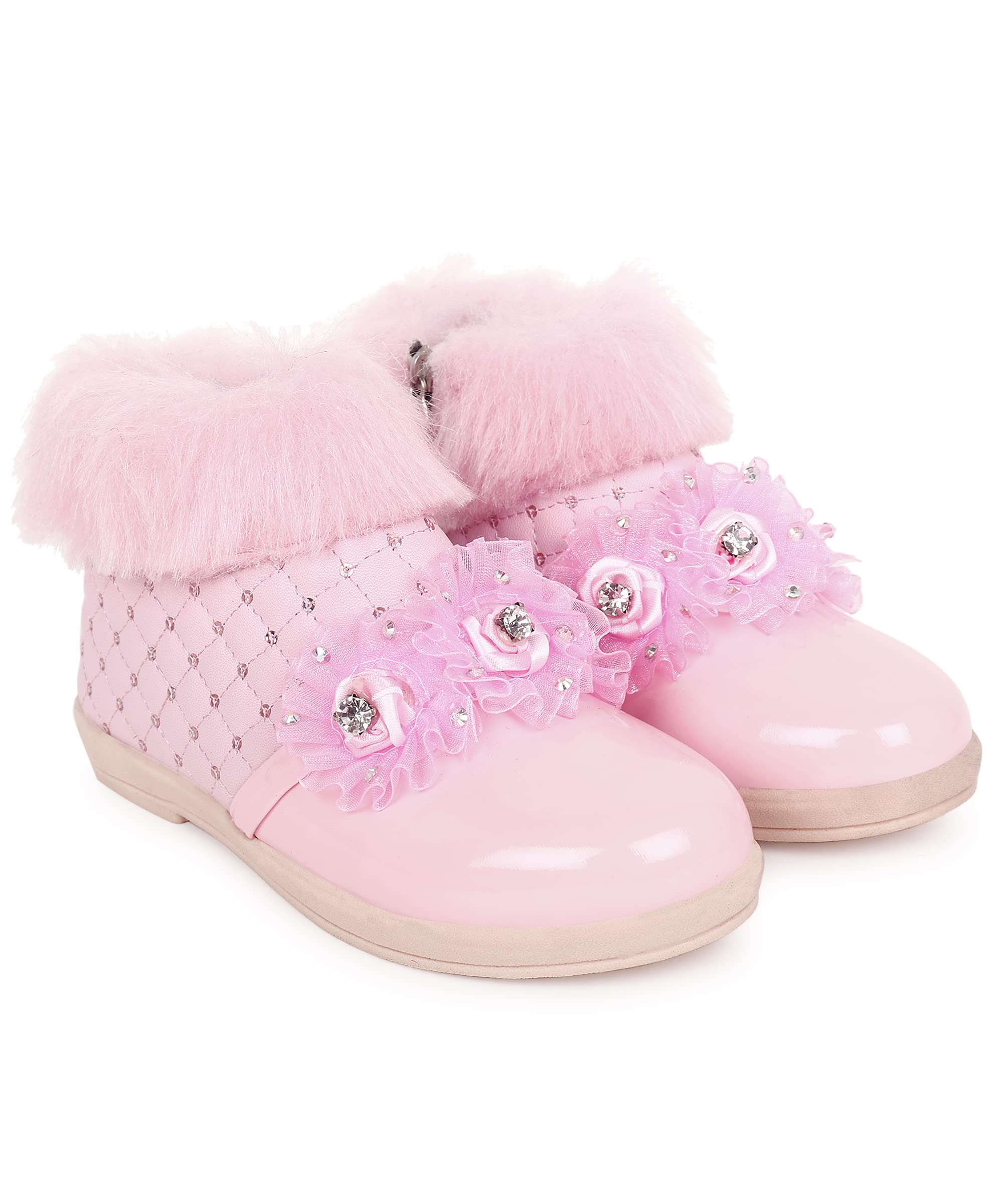 WELL WEAR Kids Girls Boot l Baby Girl Fashion Heart Shoes (Pink, Numeric_13) (B0BX45LH5H) Amazon Price History, Amazon Price Tracker
