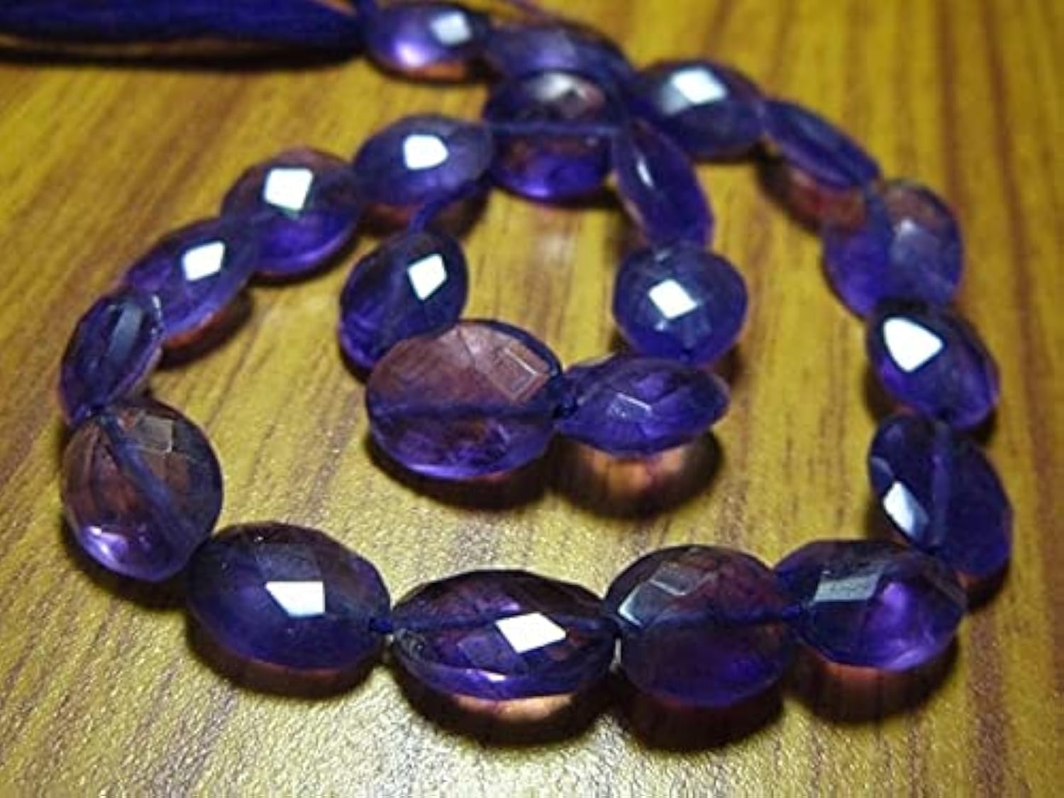 Améthyste africaine facettée AA pour bijoux de luxe de 8-10mm