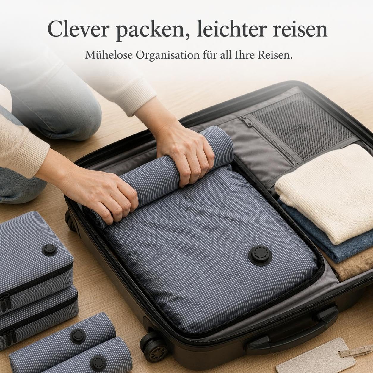 Kompressionsbeutel Reise, Roll, 30x40cm