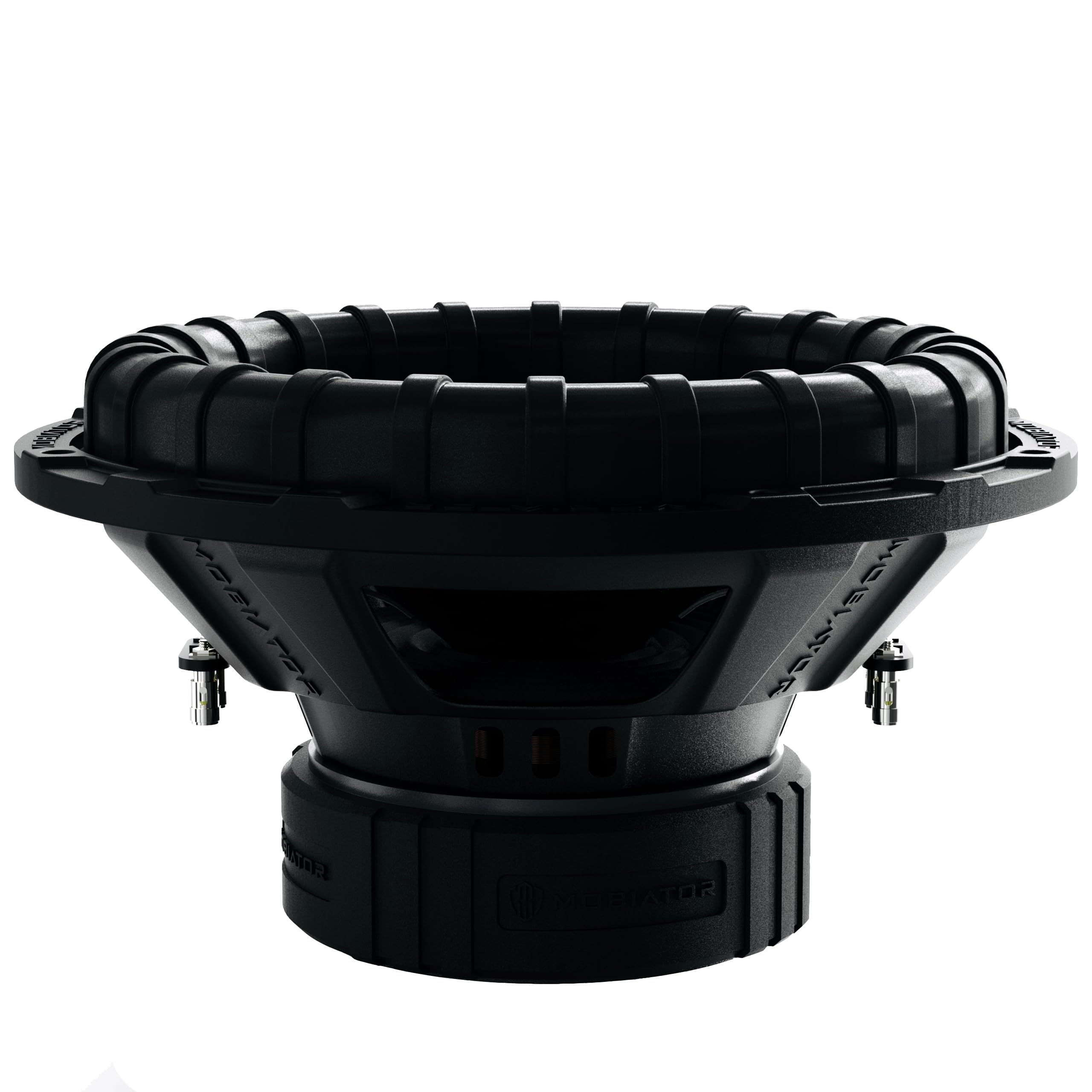 12 1600W MAX Power Dual Voice Coil 4 Ohm Car Subwoofer, Easy to Install, Black-S224 (MB-S224)