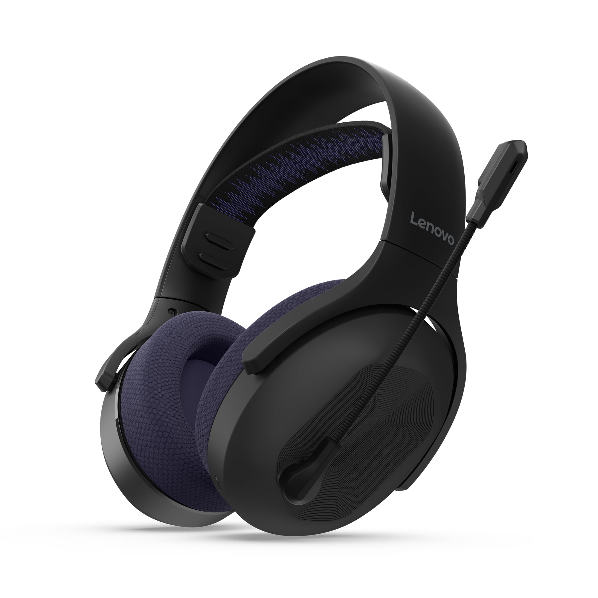 Lenovo Legion H410 Casque de Jeu sans Fil | Casque de Jeu | Noir/Violet foncé