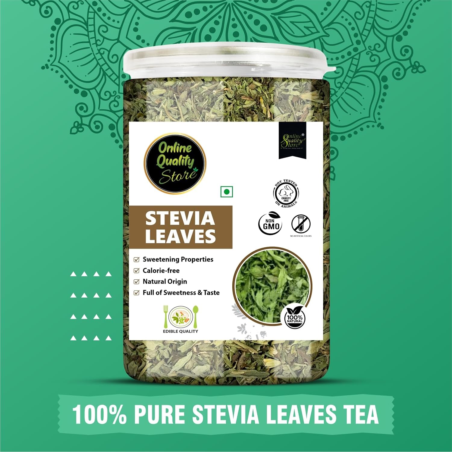 Buy Now Online Quality Store Stevia Leaves- 100G | Zero Calorie Stev...