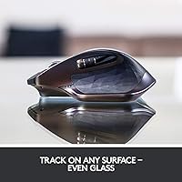 Vista 2 de Logitech Mouse inalámbrico MX Master - Sensor de alta precisión, rueda de desplazamiento adaptativa a velocidad, fácil de cambiar hasta 3