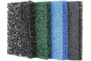 MAT4PKHALF Half Sheet Pond and Koi Filter Media (4 Pack), 39" x...