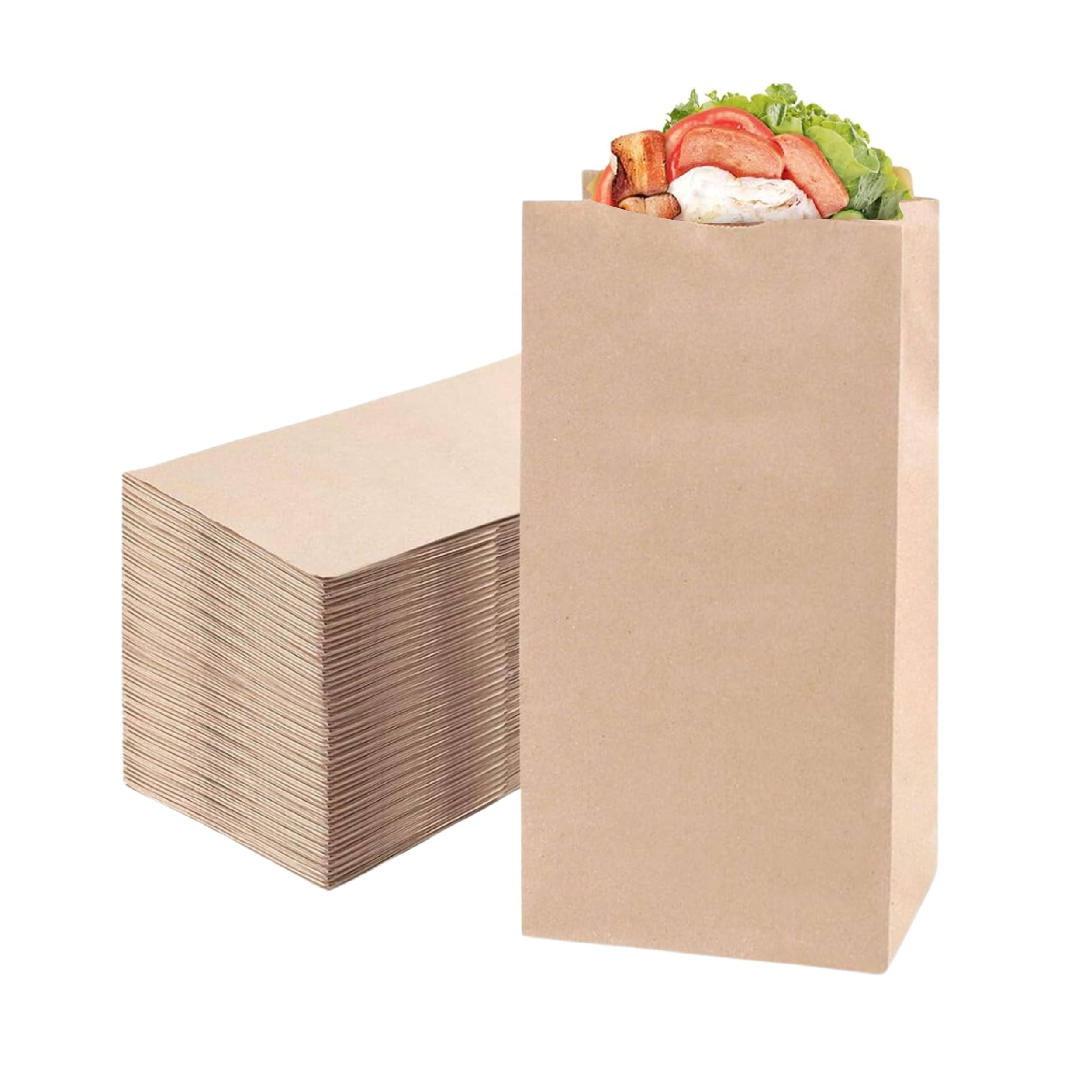 Perfect Stix - Perfect Stix Brown Bag 4lb 40- 2mwhite 4 lb Brown Bag- Pack of 40 Bags