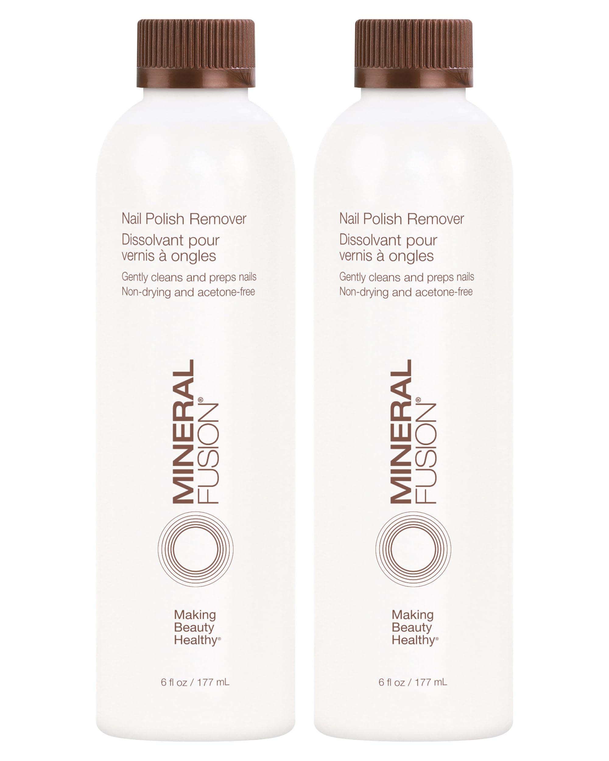 Mineral Fusion Nail Polish Remover, 6 fl oz, 2 count