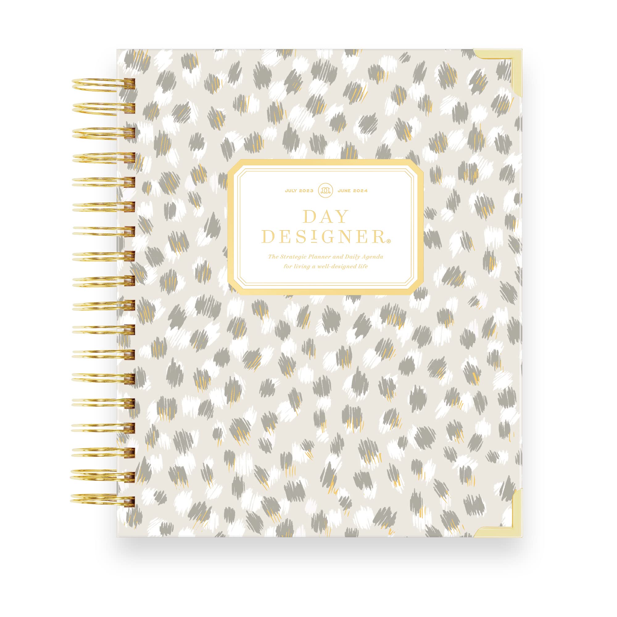 Day Designer2023-2024 Daily Planner, July 2023 - June 2024, 7.4x9.5 Page Size (Chic)