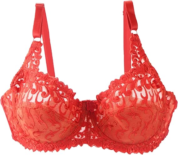 Damen BH Ohne Bügel - Nahtloser Bralette BH Mit V-Ausschnitt Und Gewellten Rändern