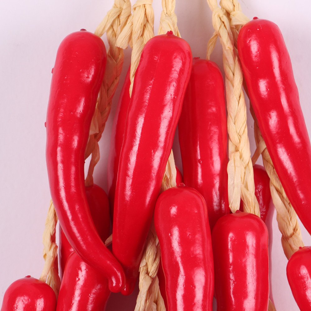 Peperoncini Artificiali Decorativi - 5 Pezzi Realistici Per Cucina E Casa - Foto 11