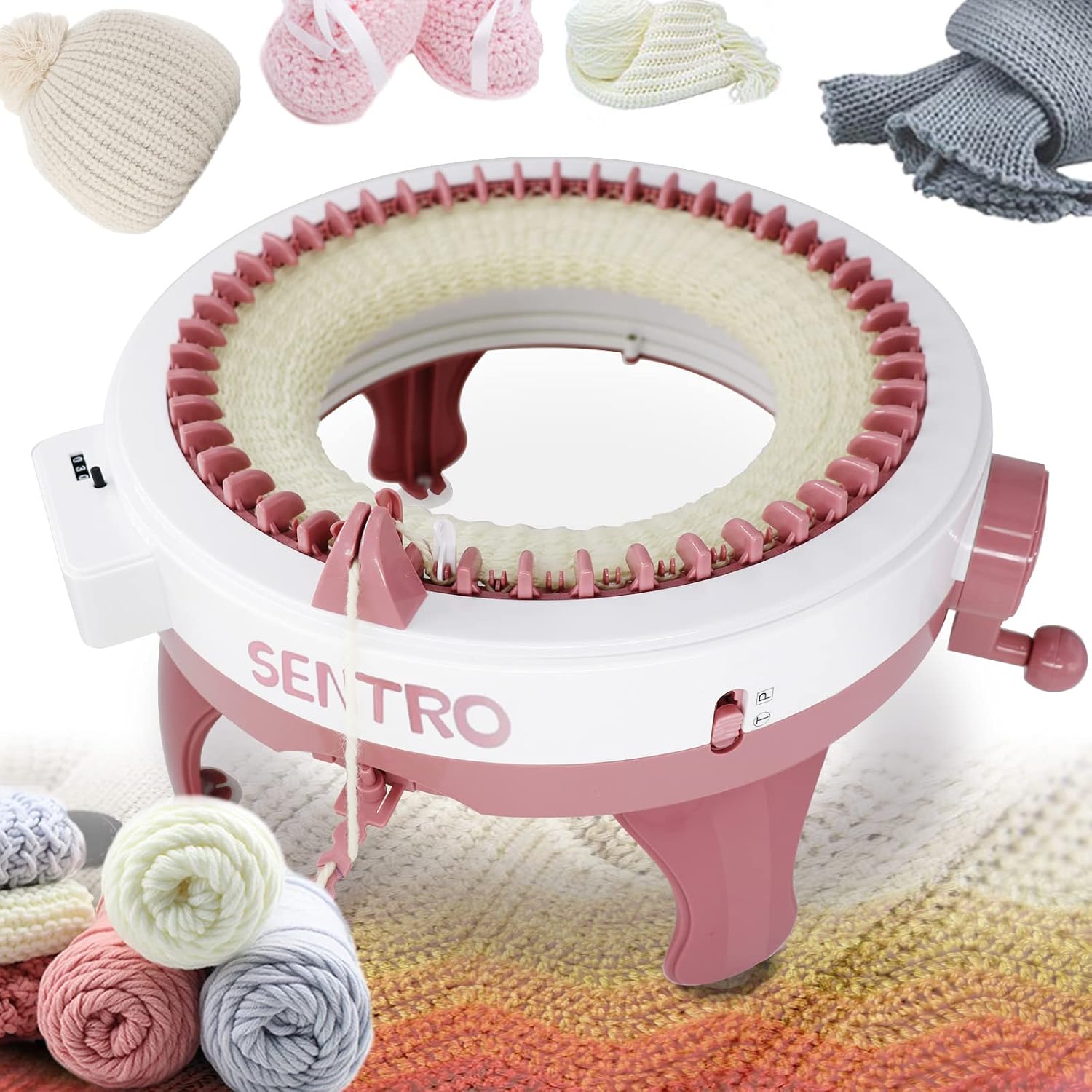 Sentro Knitting Machine, 48 Needles Knitting Loom Machine