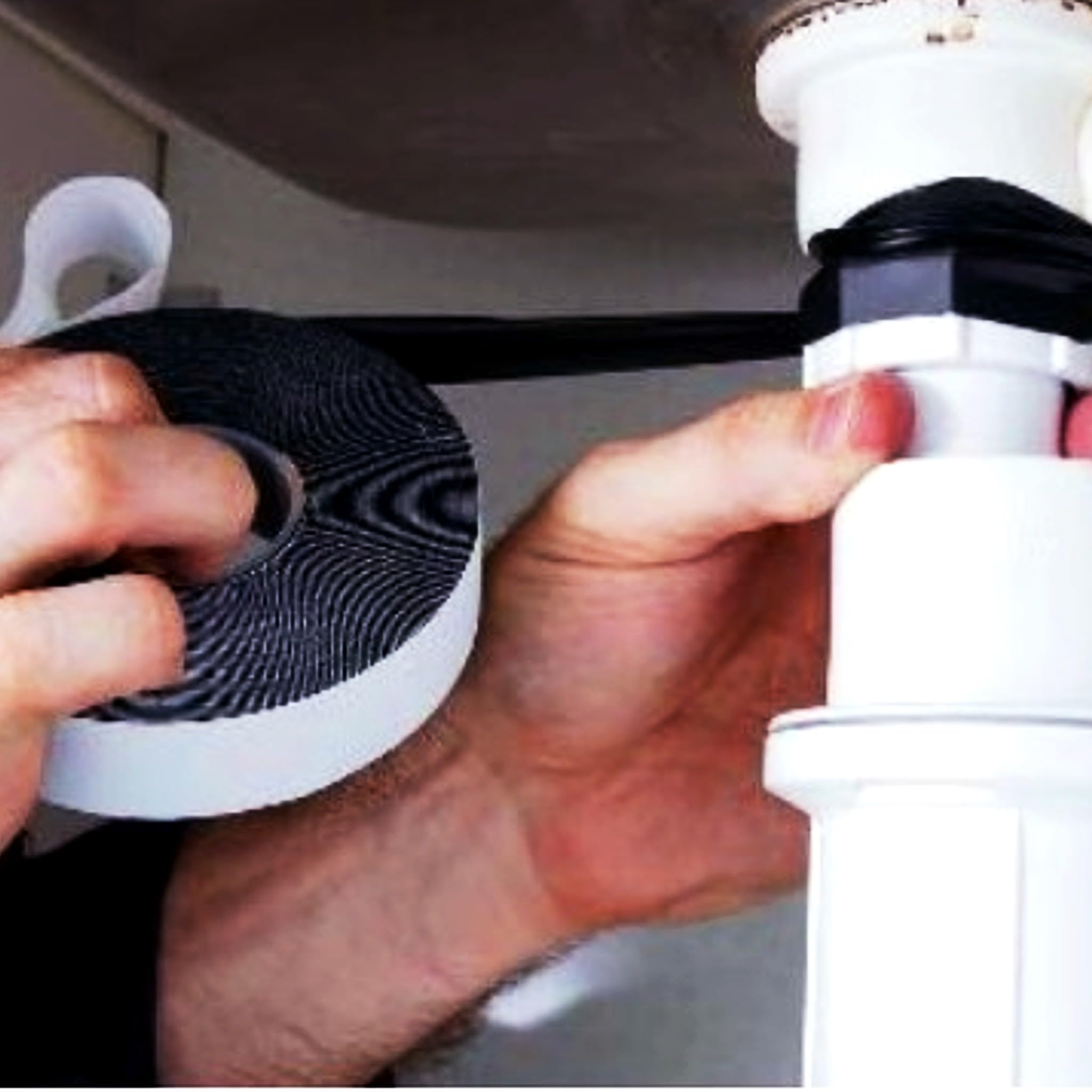Bricoloco Nastro Isolante Vulcanizzabile Automatico Elettrico e Impianto Idraulico Rotolo 9,20 m x 19 mm Auto - Vulcanizzabile in EPR, Nero (6)