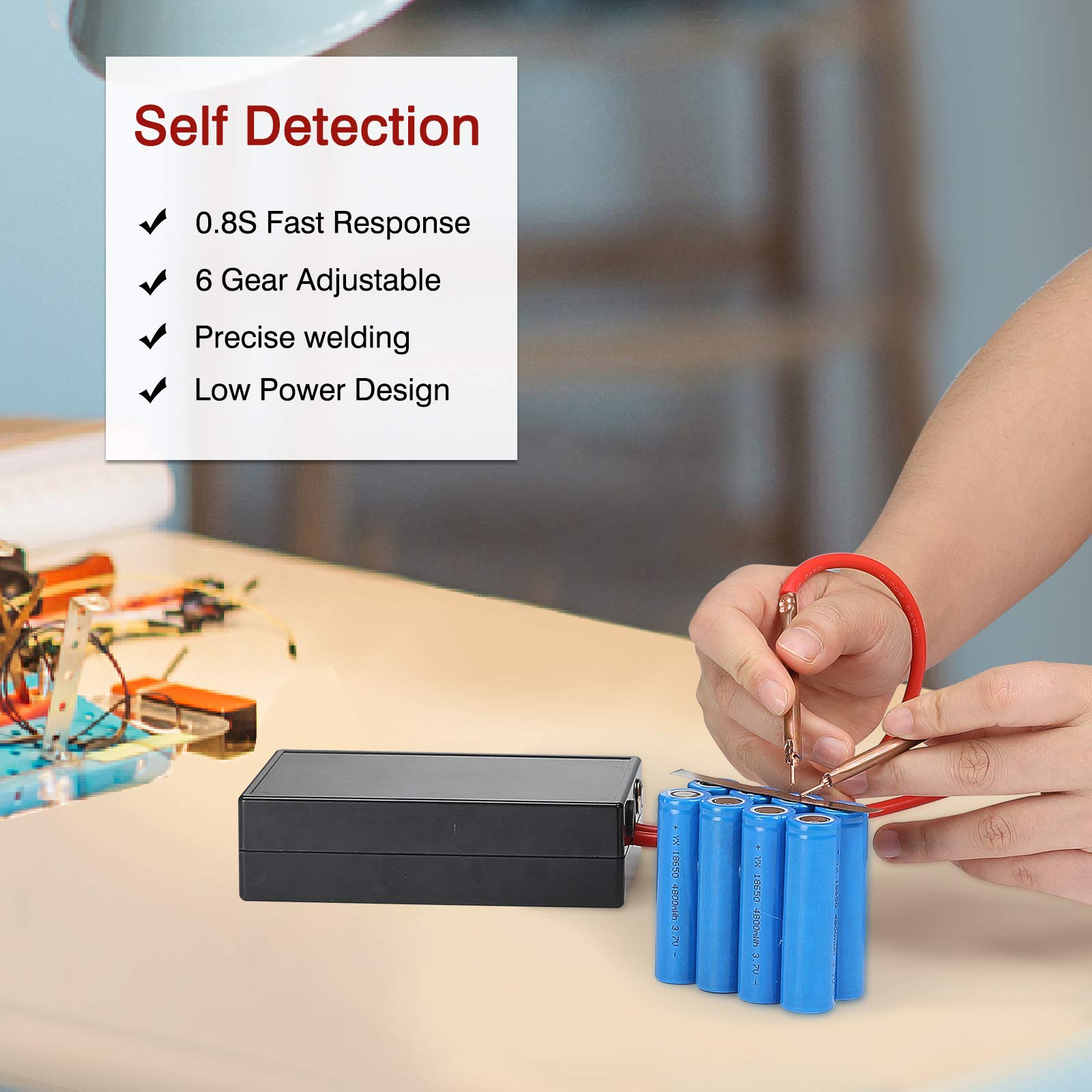 Buy Mini Spot Welder, Battery Handheld Spot Welder 6 Gear Adjustable